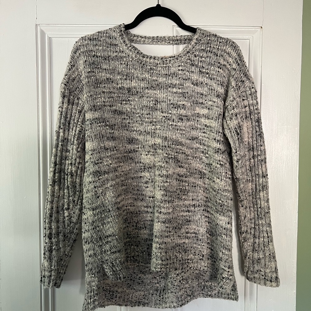 Love By Design Black and White Crew Neck Sweater